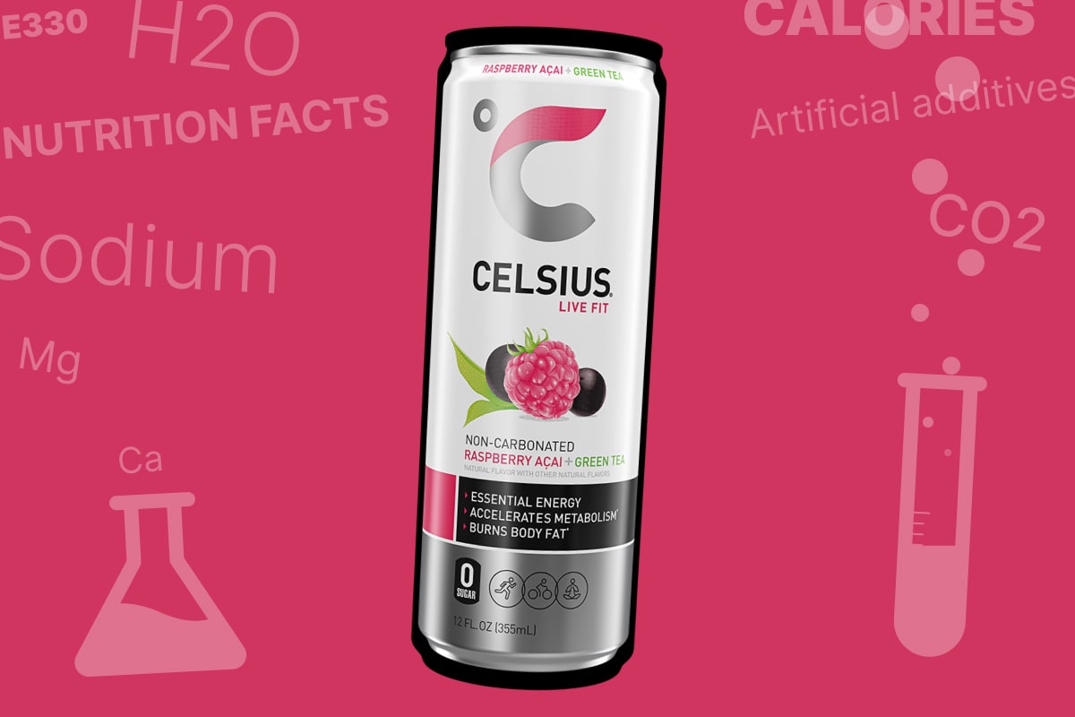 Celsius Fizz Free Raspberry Acai Green Tea