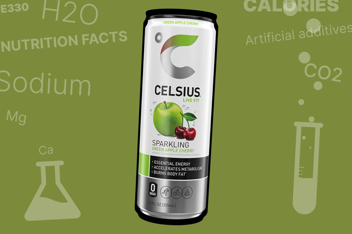 Celsius Sparkling Green Apple Cherry