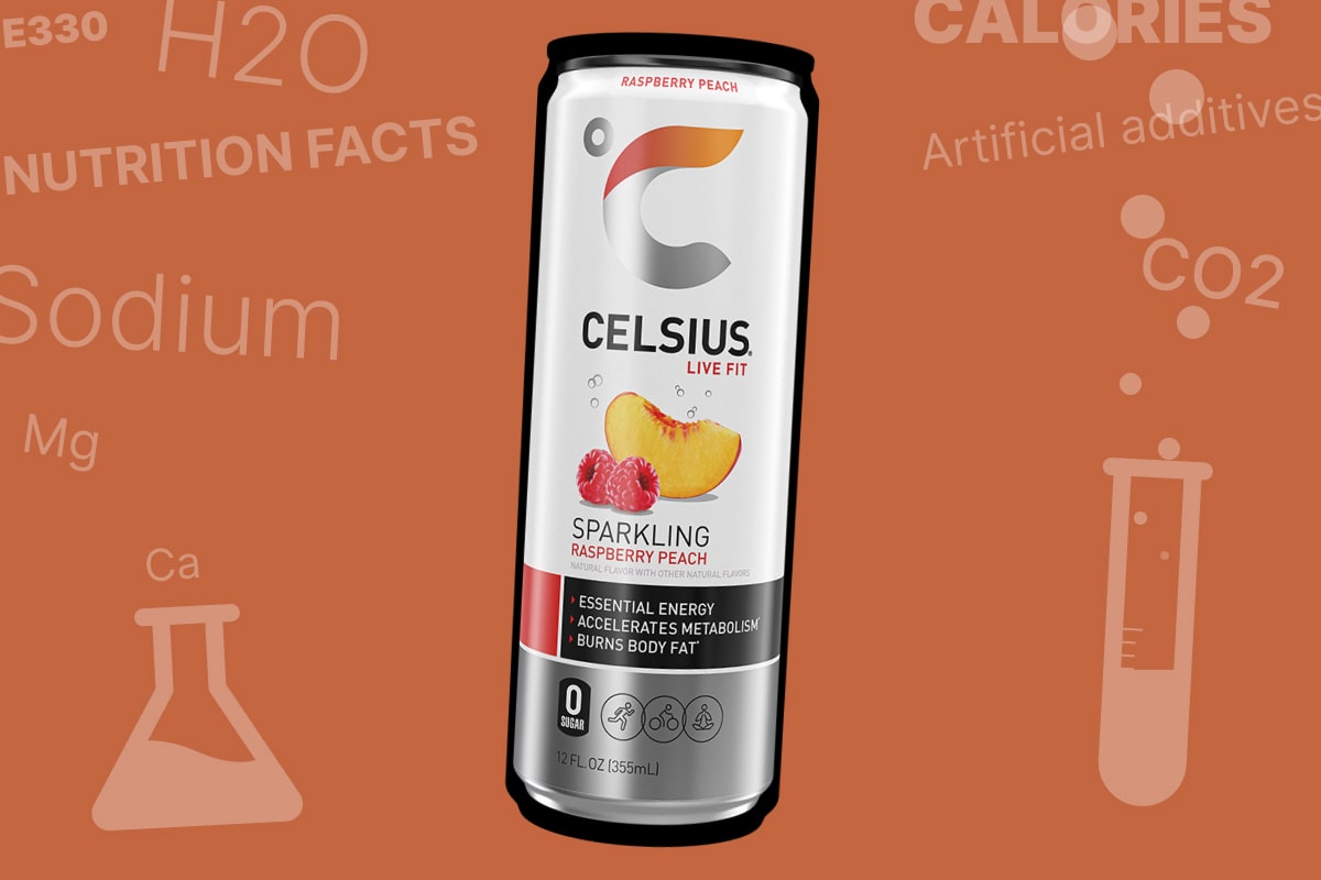 Celsius Sparkling Raspberry Peach